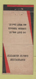 Matchbook Cover - Elizabeth Flynn's Restaurants New York City WEAR 30 Strike