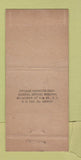 Matchbook Cover - Elizabeth Flynn's Restaurants New York City WEAR 30 Strike