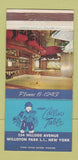 Matchbook Cover - Capt Collins Table Williston Park LI NY 30 Strike