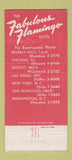 Matchbook Cover - Flamingo Hotel Casino Las Vegas NV 30 Strike