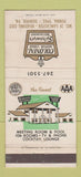 Matchbook Cover - Colonial Motor Lodge Denver PA WEAR 30 Strike