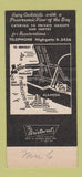 Matchbook Cover - Sea Wolf Restaurant Oakland CA 30 Strike