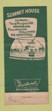 Matchbook Cover - Summit House Restaurant Branford CT 30 Strike