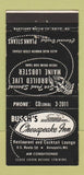 Matchbook Cover - Busch's Chesapeake Inn Annapolid MD 30 Strike