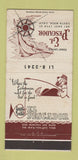 Matchbook Cover - El Pescador Costa Mesa CA WEAR 30 Strike