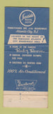 Matchbook Cover - Seaside Motor Hotel  Atlantic City NJ 30 Strike