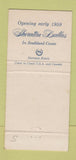 Matchbook Cover - Sheraton Hotel Dallas TX 30 Strike