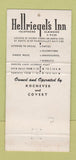 Matchbook Cover - Hellriegel's Inn Painesville OH WEAR 30 Strike