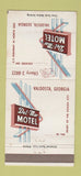 Matchbook Cover - Del Mar Motel Valdosta GA 30 Strike