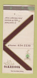 Matchbook Cover - Drake Hotel Oakbrook IL WEAR 30 Strike