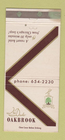Matchbook Cover - Drake Hotel Oakbrook IL WEAR 30 Strike