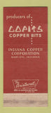 Matchbook Cover - Indiana Copper Corp Marion IN 30 Strike