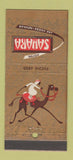 Matchbook Cover - Hotel Sahara Casino Las Vegas NV 21 Strike Feature