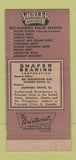 Matchbook Cover - Shafer Bearings Downers Grove IL Moffatt 30 Strike