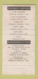 Matchbook Cover - FC? Engineers Constructors WEAR 30 Strike