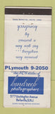 Matchbook Cover - Kondreck Photographers Belleville NJ WEAR 30 Strike