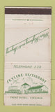 Matchbook Cover - Skyline Restaurant Front Royal VA WEAR 30 Strike