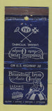 Matchbook Cover - Branding Iron Auto Lodge Laramie WY WEAR 30 Stick