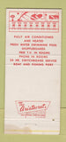 Matchbook Cover - Skyway Motel Toll House St Petersburg FL WEAR 30 Strike