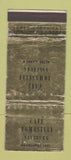 Matchbook Cover - Cafe Tomasell Salzburg Austria WORN 30 Strike