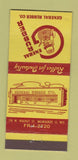 Matchbook Cover - General Rubber Milwaukee WI 30 Strike