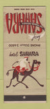Matchbook Cover - Sahara Hotel Casino Las Vegas NV 30 Strike