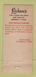 Matchbook Cover - Luchow's Restaurant New York City 30 Stick