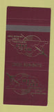 Matchbook Cover - Top of the Port Restaurant Miami FL Airport SAMPLE 30 Strike