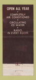 Matchbook Cover - Delano Hotel Miami Beach FL WEAR 21 Strike Feature