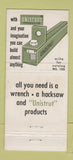 Matchbook Cover - Northern Electric Montreal QC Unistrut  21 Strike Feature