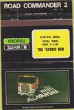 Matchbook Cover - White Semi Trucks Paris TX Road Commander 40 Strike