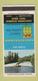 Matchbook Cover - Saskatchewan Tourism Regina SK Far North 30 Strike