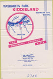 Matchbook Cover - Kiddieland Amusment Mighican City IN 40 Strike
