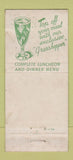 Matchbook Cover - McCarthy's Steak House New York City WORN 21 Strike Feature