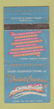 Matchbook Cover - Condado Beach Hotel San Juan Puerto Rico WEAR 30 Strike
