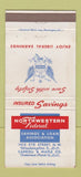 Matchbook Cover - Northwest Federal Savings Washington DC 30 Strike