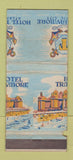 Matchbook Cover - Hotel Traymore Atlantic Ity NJ MISCUT WORN 30 Stick