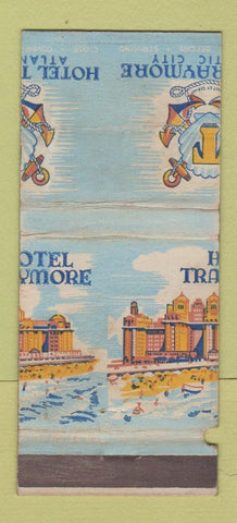 Matchbook Cover - Hotel Traymore Atlantic Ity NJ MISCUT WORN 30 Stick