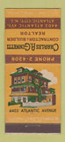 Matchbook Cover - Charles Ginnetti Real Estate Atlantic City NJ 30 Stick