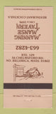 Matchbook Cover - Manning Manse Tavern North Billerica MA 30 Strike