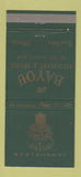 Matchbook Cover - Bayou Restaurant Boca Raton FL 30 Strike