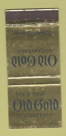 Matchbook Cover - Old Gold Cigarettes 30 Stick