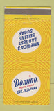Matchbook Cover - Domino Pure Cane Sugar 30 Strike