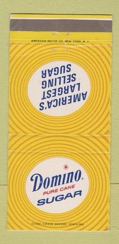 Matchbook Cover - Domino Pure Cane Sugar 30 Strike