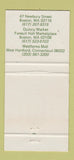 Matchbook Cover - Magic Pan Creperie Boston MA West Hartford CT 30 Strike