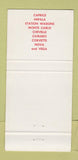 Matchbook Cover - 1971 Chevrolet Gilbert Bros Muncy PA 30 Strike