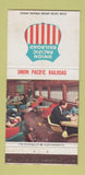 Matchbook Cover - Union Pacific Railroad Redwood Lounge WEAR 30 Strike