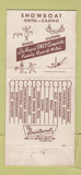 Matchbook Cover - Showboat Hotel Casino Las Vegas NV 30 Strike