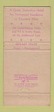 Matchbook Cover - Shelburne Hotel New York City 30 Strike