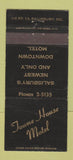Matchbook Cover - Towne House Motel Salisbury MD WEAR 30 Strike
